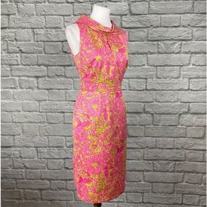 Lilly Pulitzer Lulu Dress Daiquiri Pink Sz 6 Lined Fitted Sleeveless Poc…
